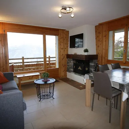 Apartman Asters 24 Pres De La Telecabine A Avec Vue Sur Les Alpes Anzère